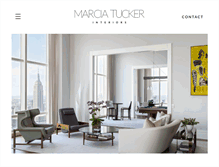 Tablet Screenshot of marciatuckerinteriors.com